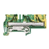 Weidmuller Feed-through terminal, gr/yell, 81.5 x 8.1mm Weidmuller